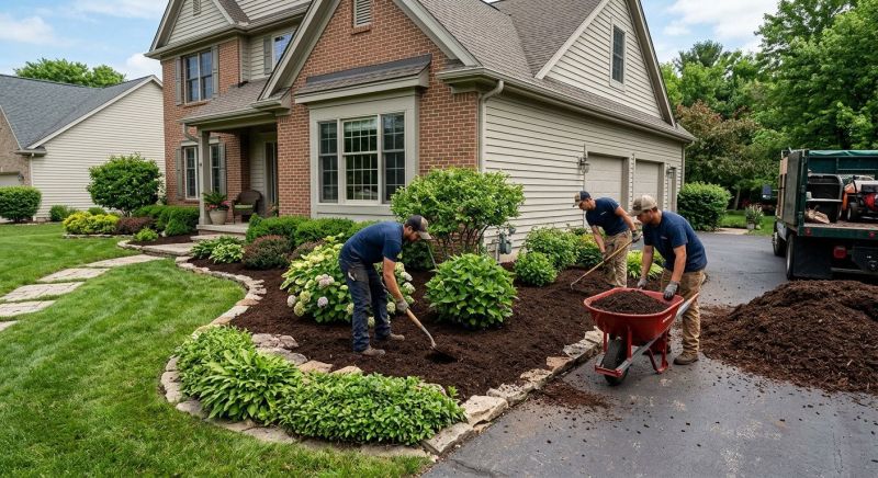 Cedar Mulch Installation in Honolulu, HI